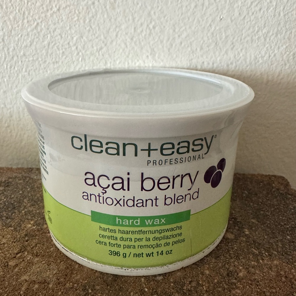 Clean + Easy Acai Berry Hard Wax NWT